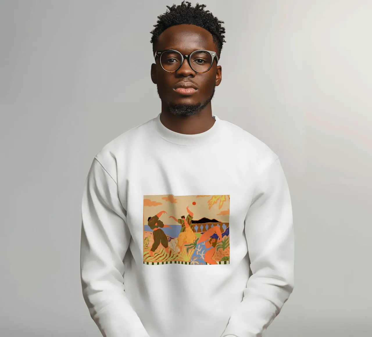 Dancing In Paradise sweatshirt van Arty Guava