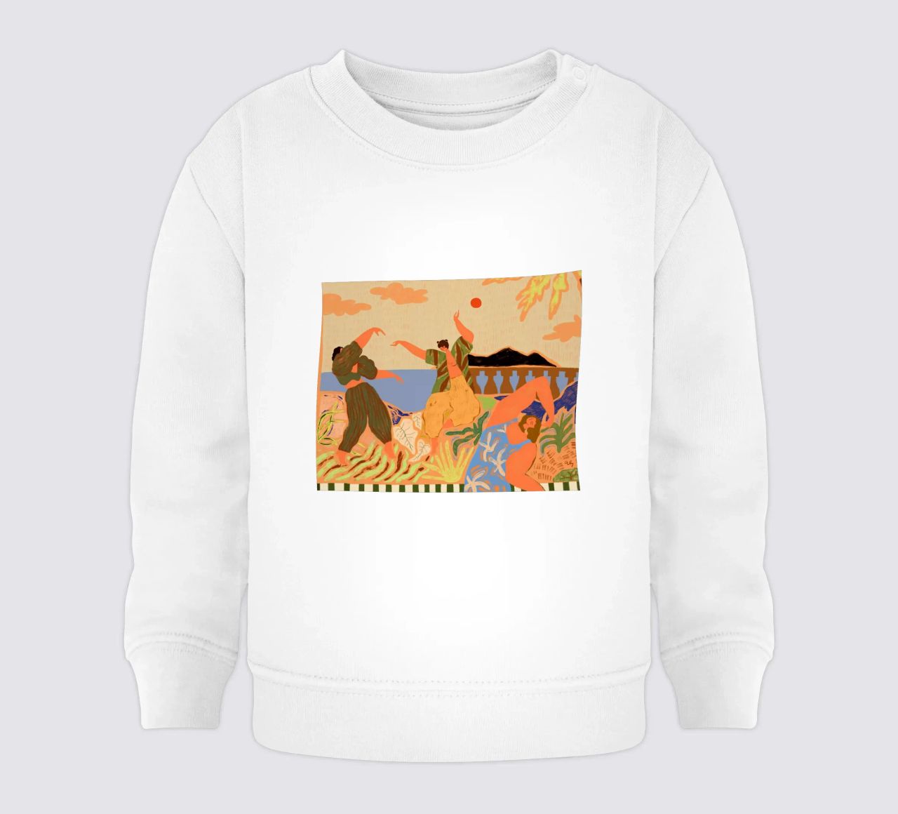Dancing In Paradise sudadera de bebé de Arty Guava