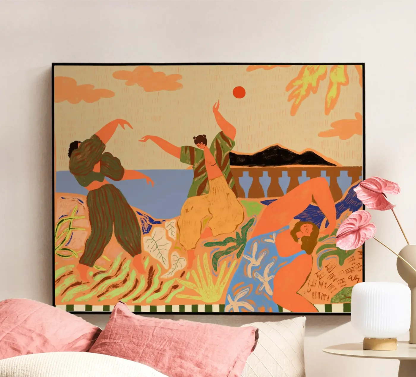 Dancing In Paradise plexiglass da Arty Guava