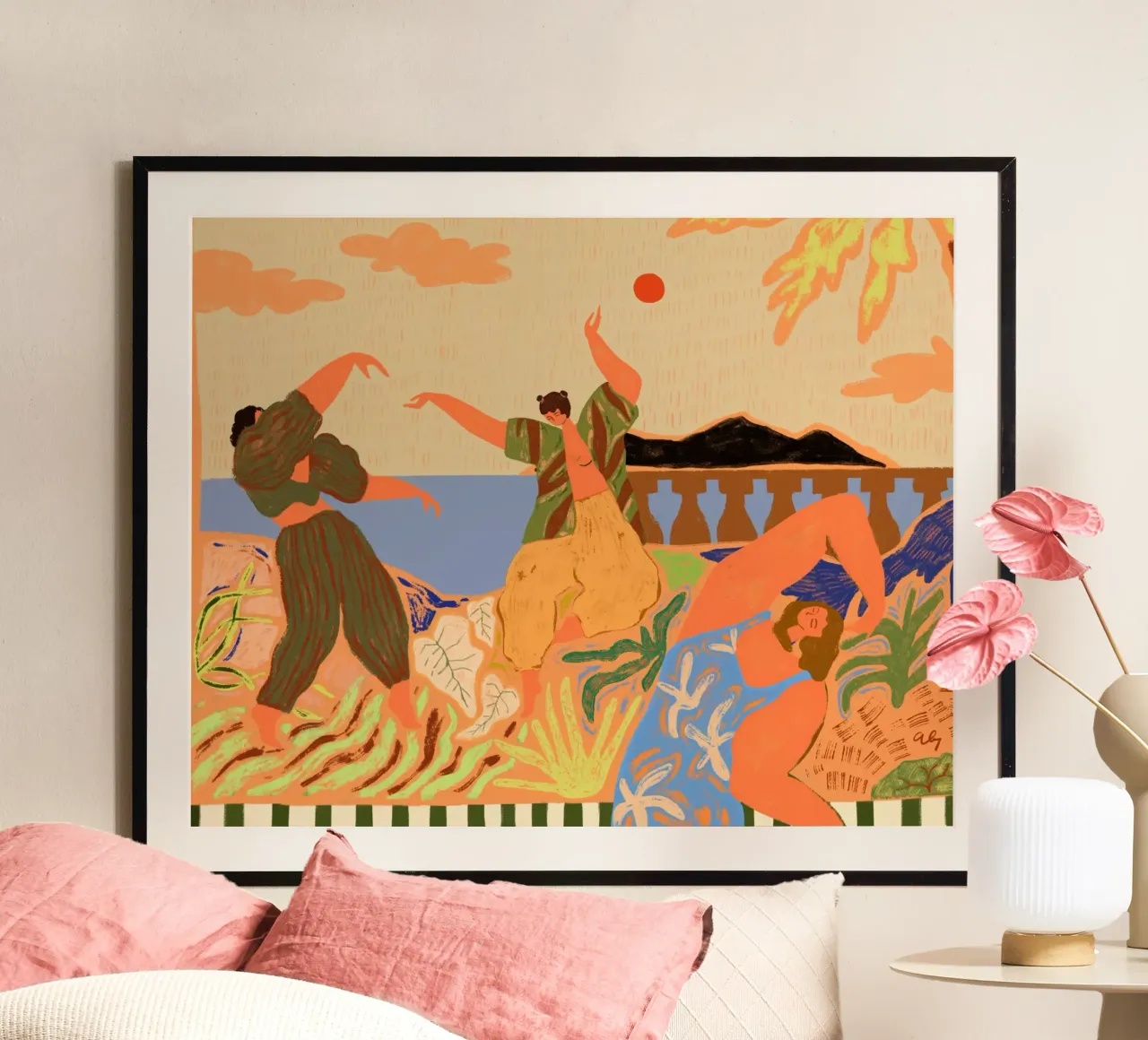 Dancing In Paradise poster da Arty Guava