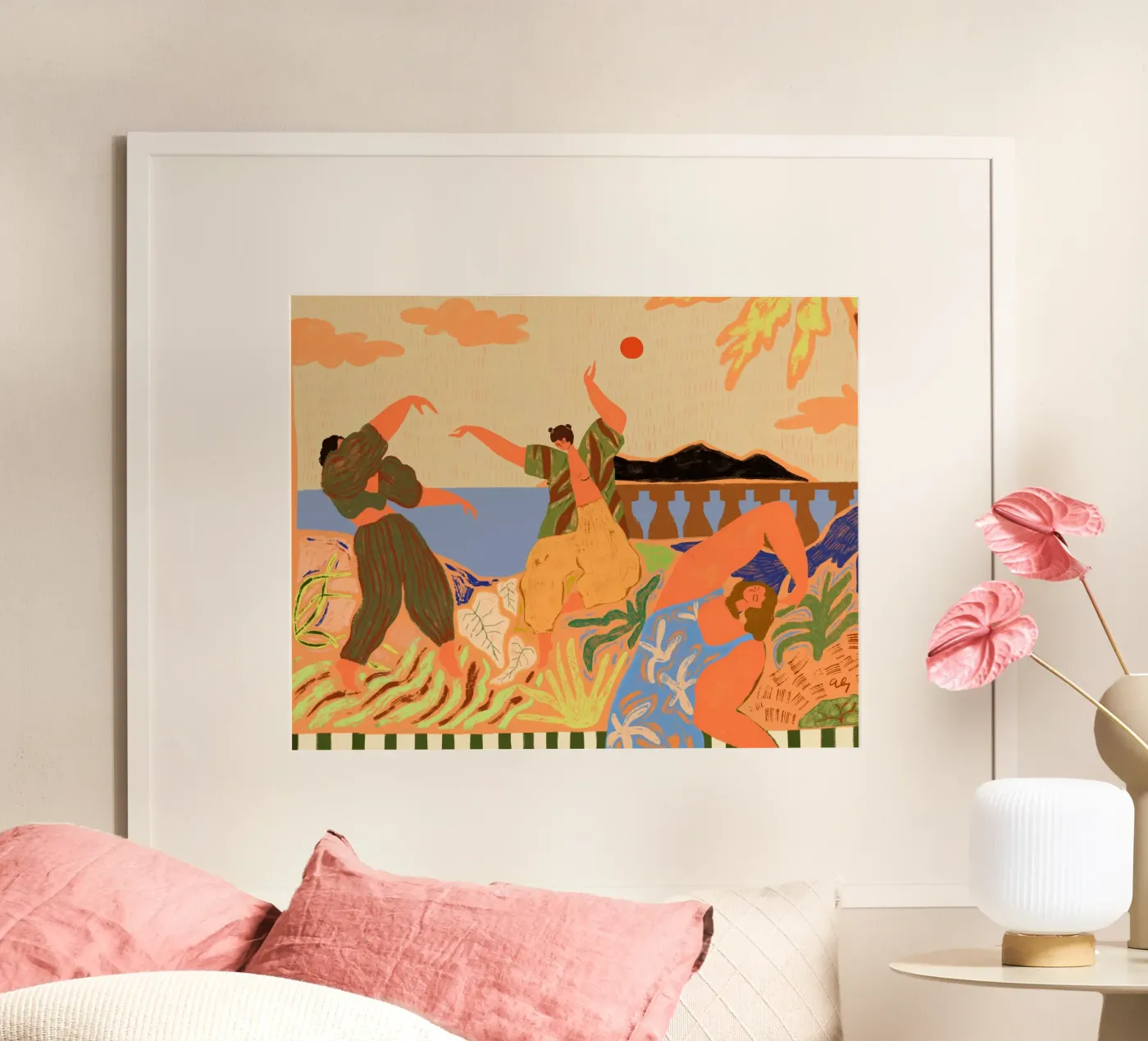 Dancing In Paradise poster da Arty Guava