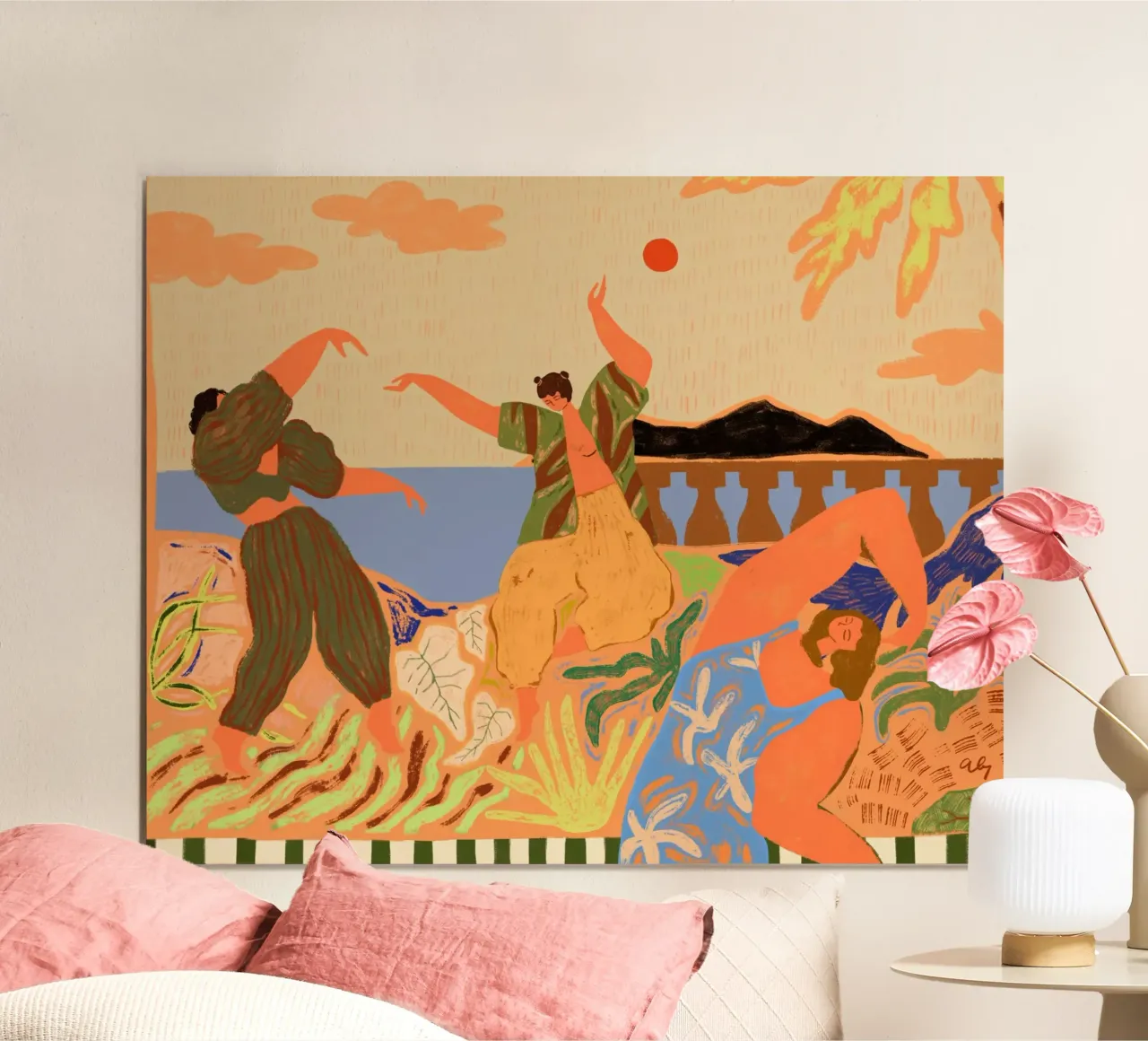 Dancing In Paradise poster da Arty Guava