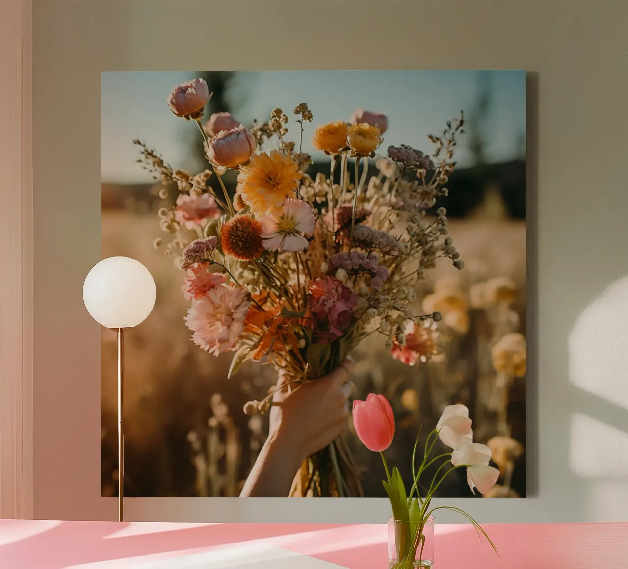 Field Offering canvas with Floater frame by StillVibe Home