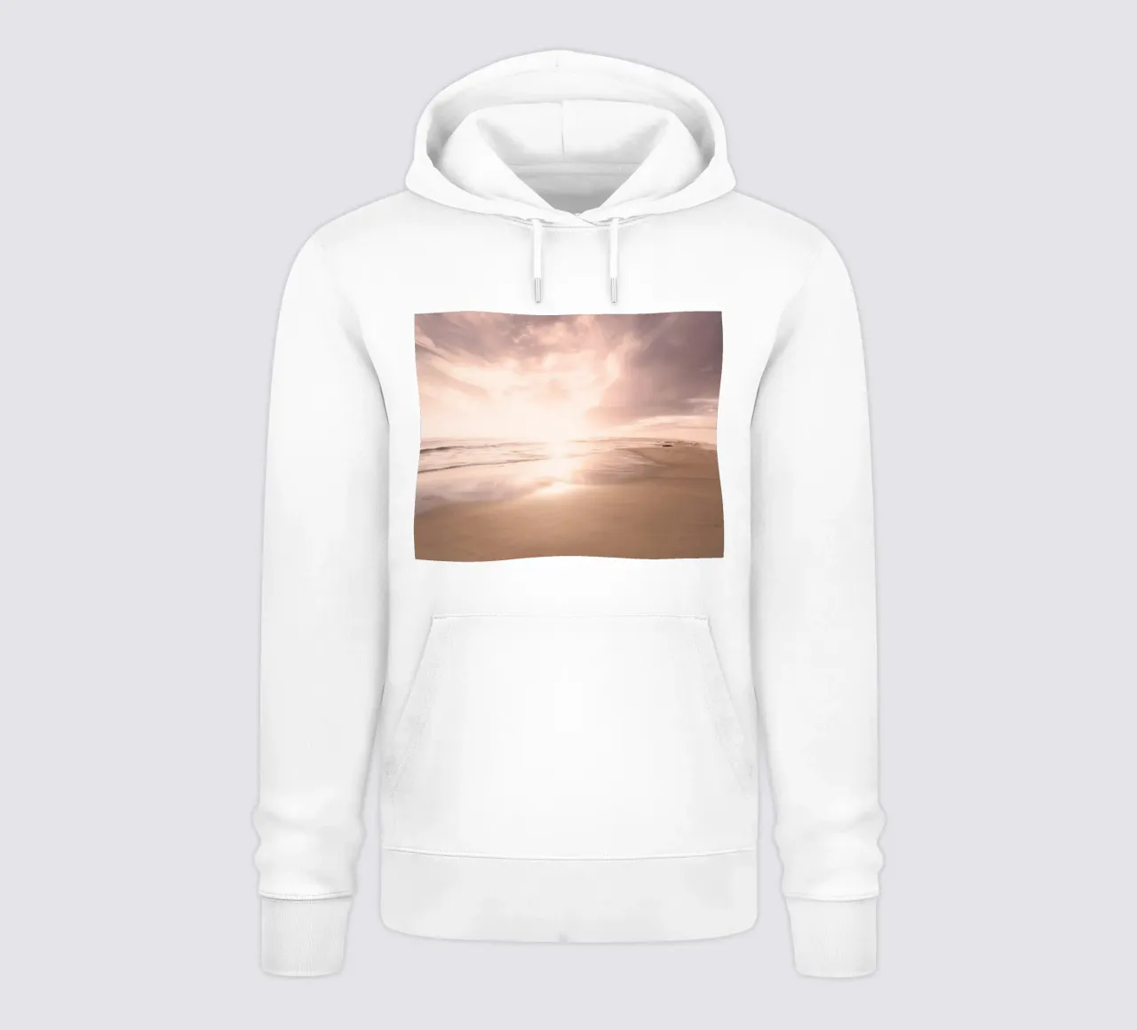 Sunset Beach Scene felpa con cappuccio da Stay Positive Design