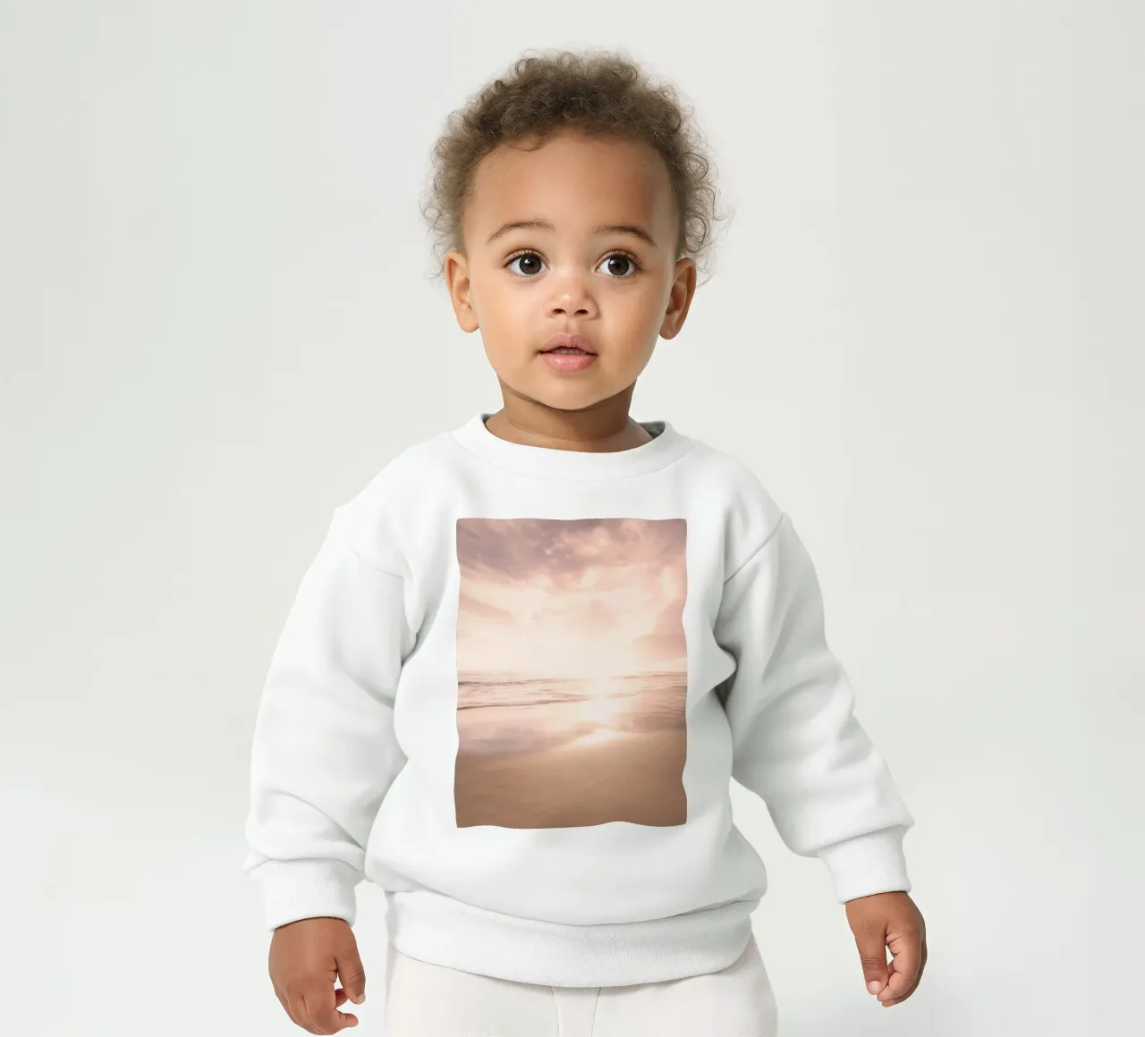 Sunset Beach Scene felpa neonato da Stay Positive Design