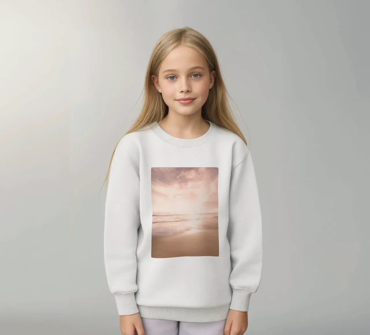 Sunset Beach Scene felpa bambino da Stay Positive Design