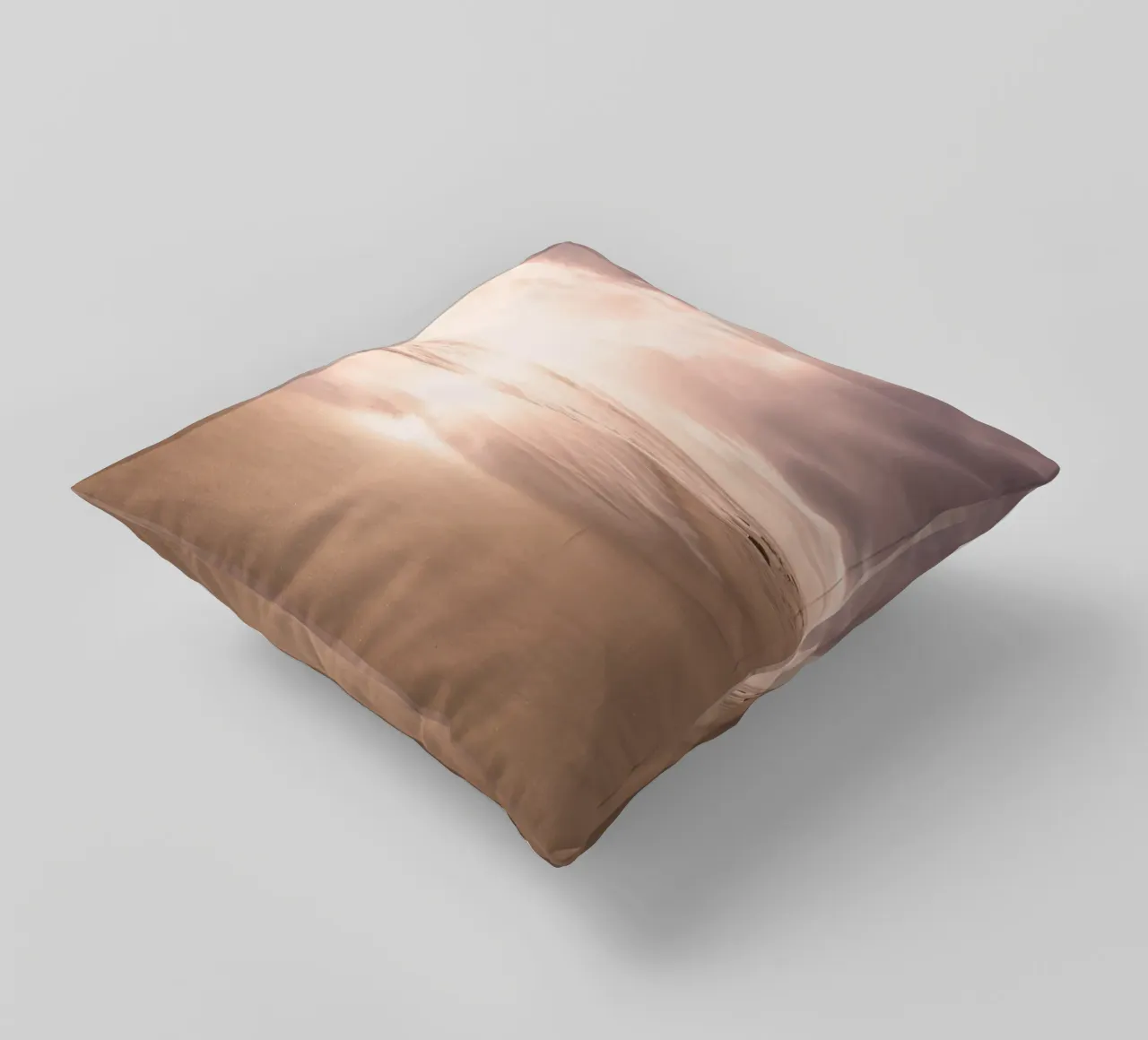Sunset Beach Scene cuscino da Stay Positive Design