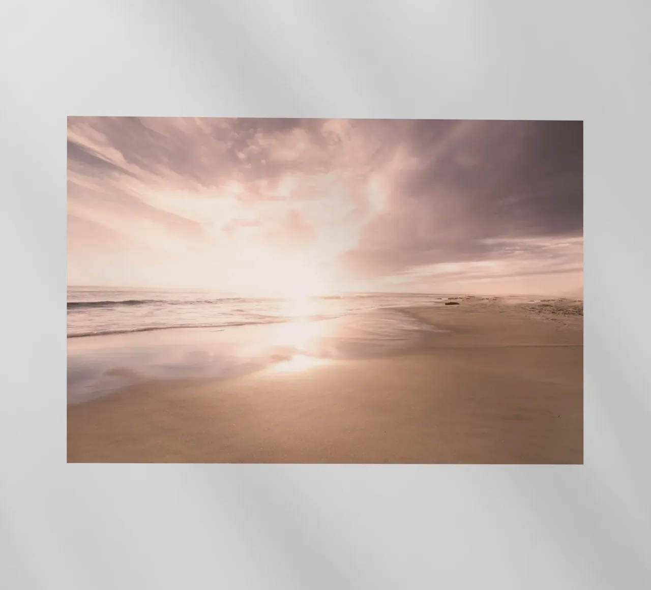 Sunset Beach Scene pellicola backlit da Stay Positive Design