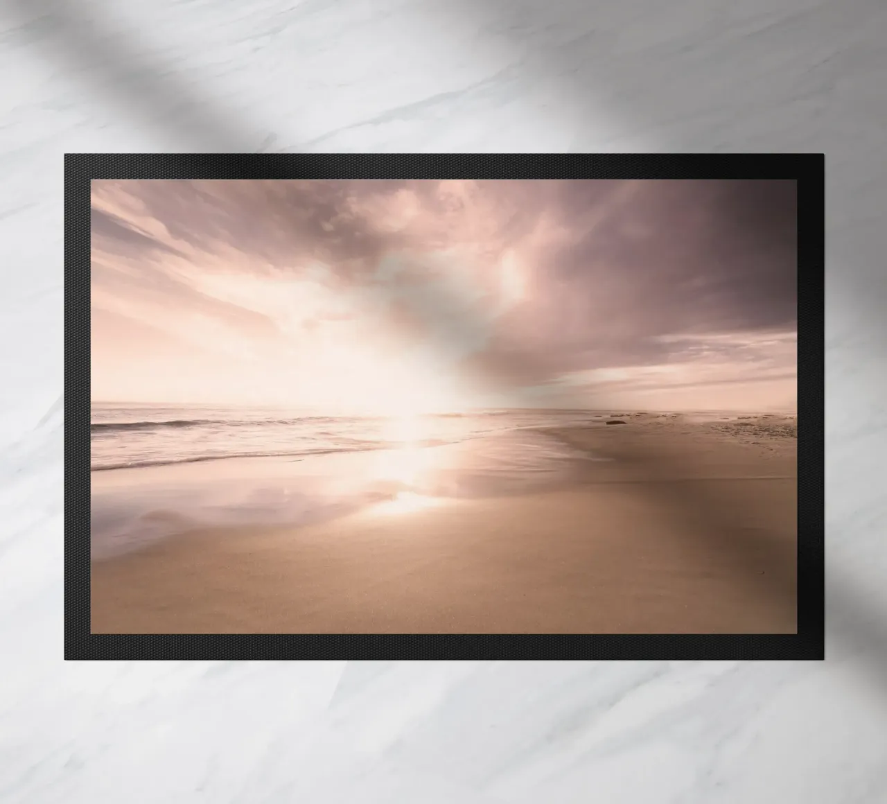 Sunset Beach Scene zerbino da Stay Positive Design