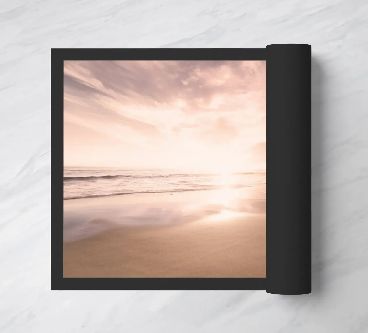 Sunset Beach Scene zerbino da Stay Positive Design