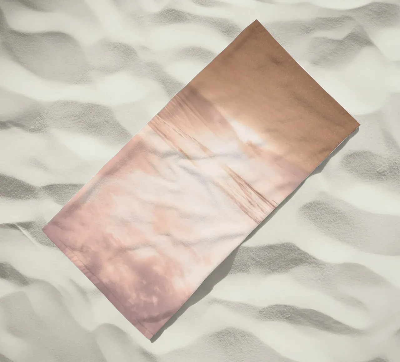 Sunset Beach Scene telo mare da Stay Positive Design