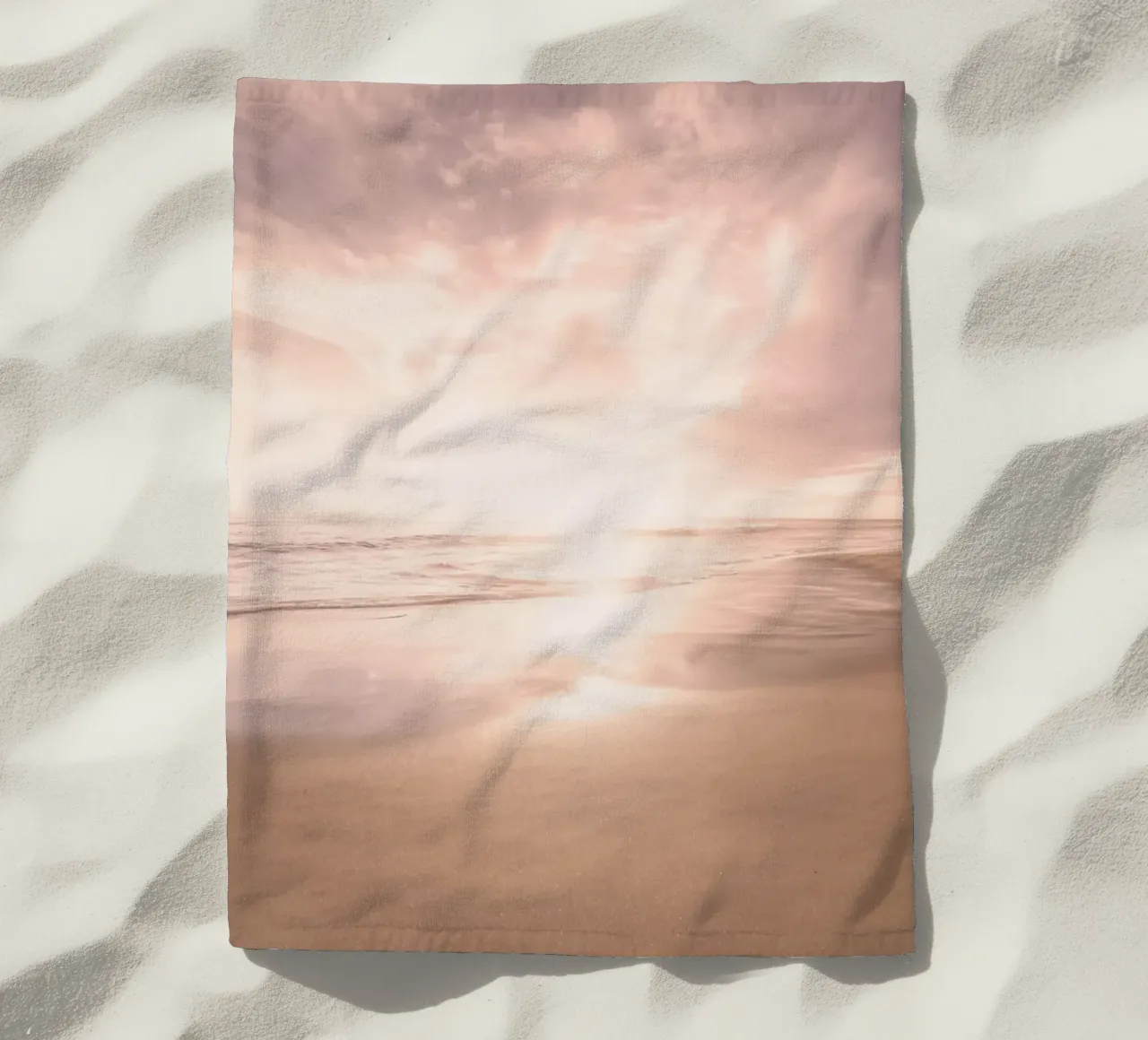 Sunset Beach Scene telo mare da Stay Positive Design