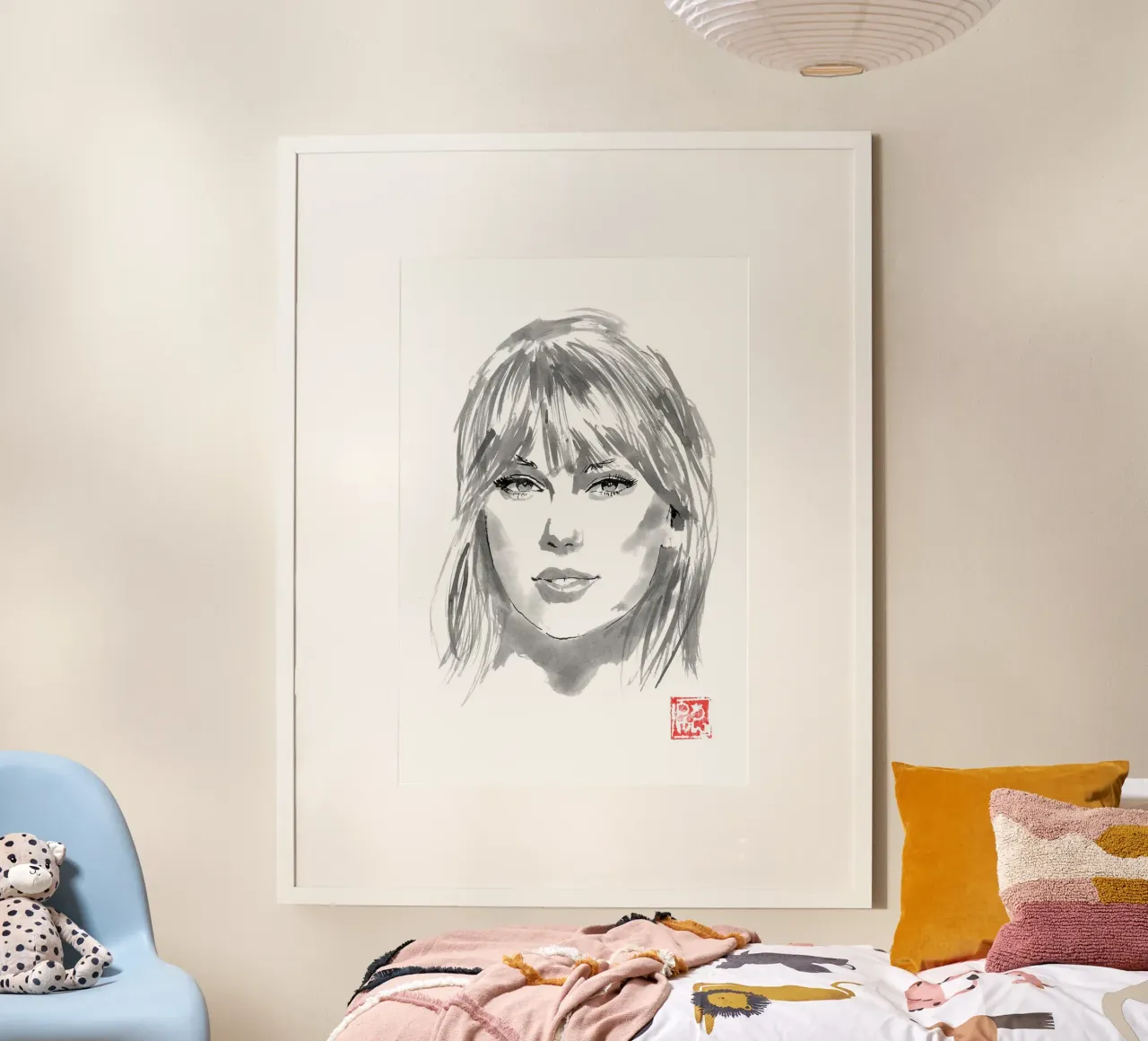 Taylor Swift ll poster con telaio in plastica da James