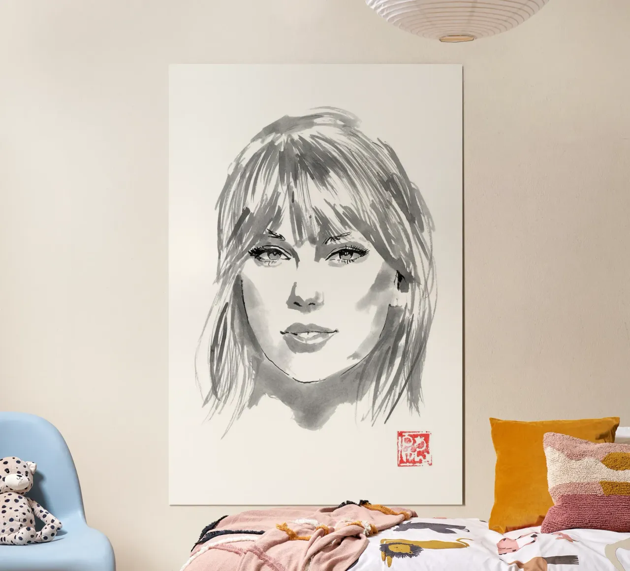 Taylor Swift ll poster con telaio in plastica da James