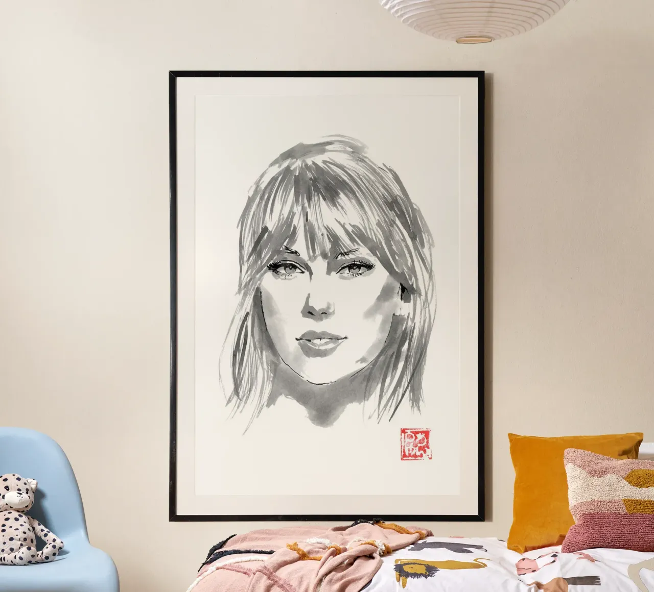 Taylor Swift ll poster con telaio in plastica da James
