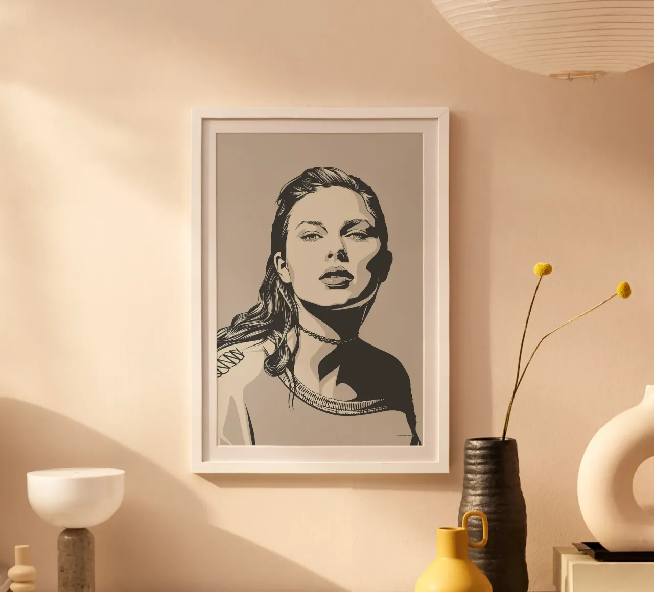 Taylor Swift Reputation - Copertina dell'album poster con telaio in plastica da James