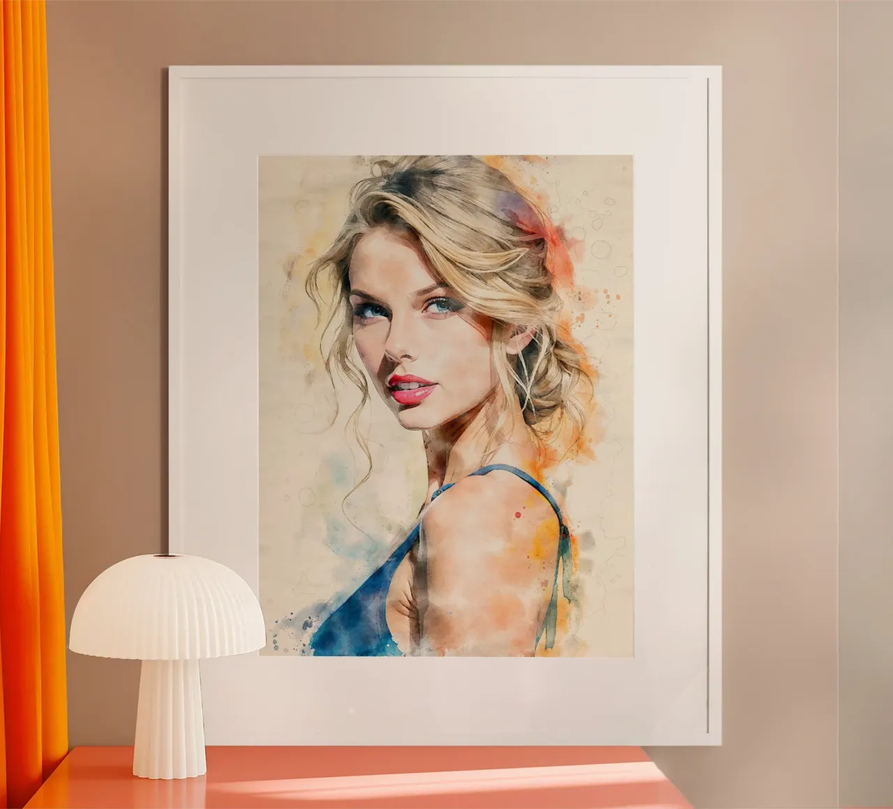 Taylor Swift poster con telaio in plastica da James