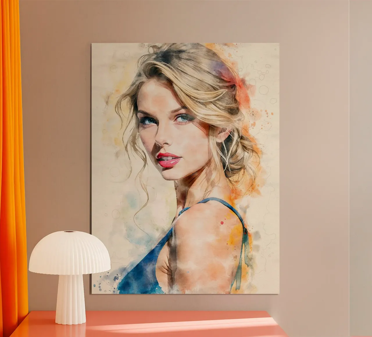 Taylor Swift poster con telaio in plastica da James
