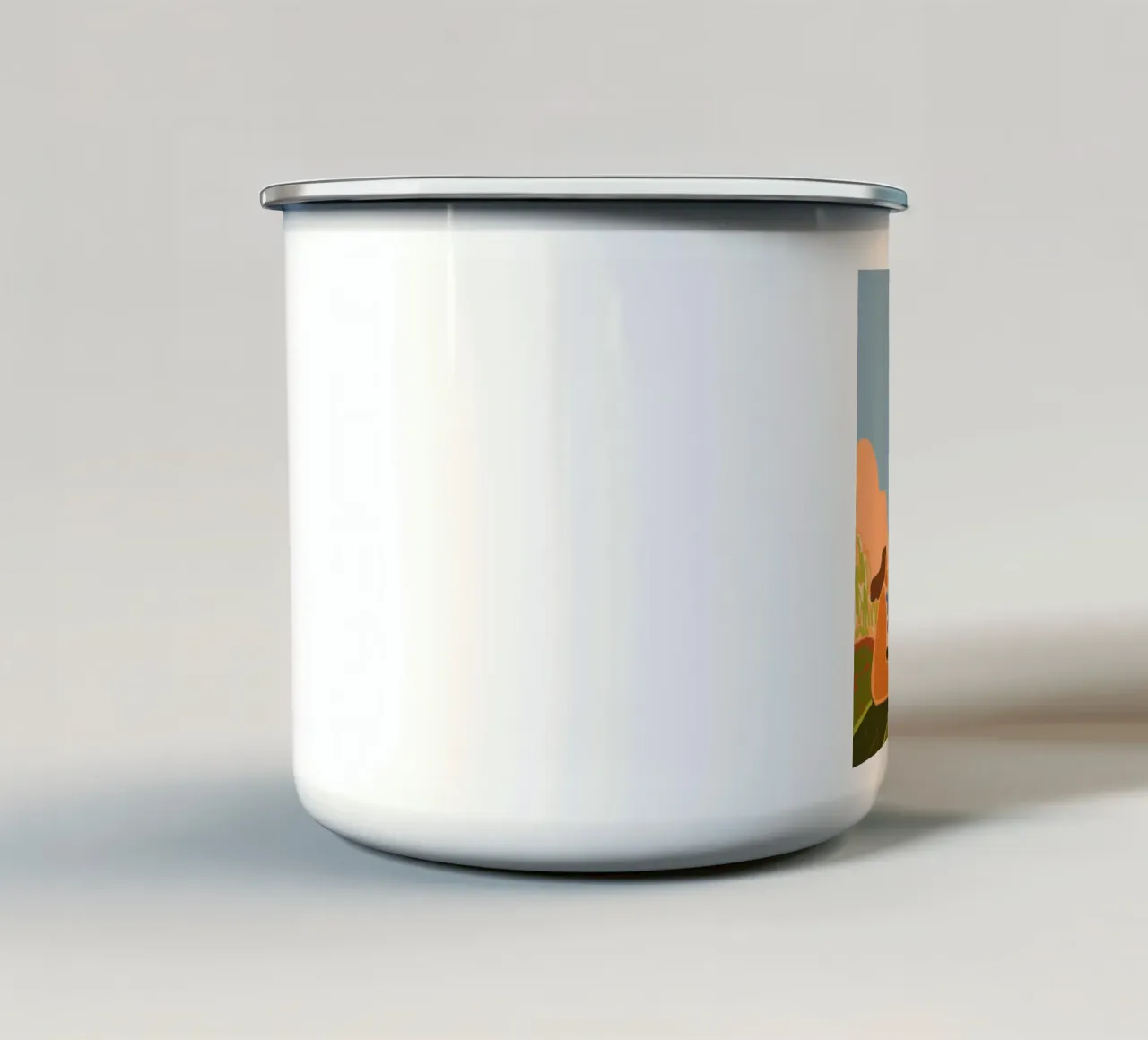 Sweet Summer tazza in smalto da Arty Guava