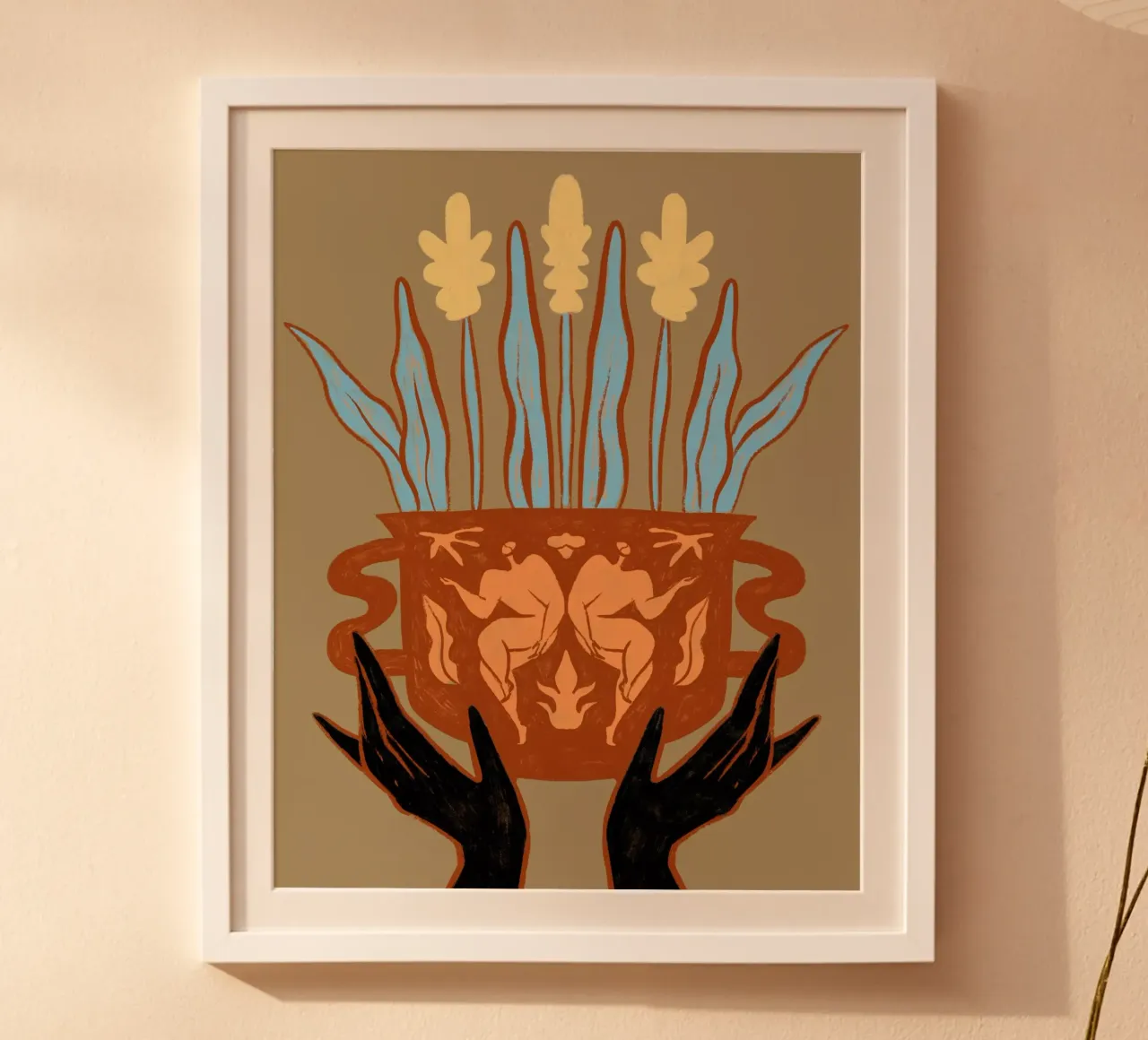 Vessel Collection, Growth poster con telaio in plastica da Arty Guava
