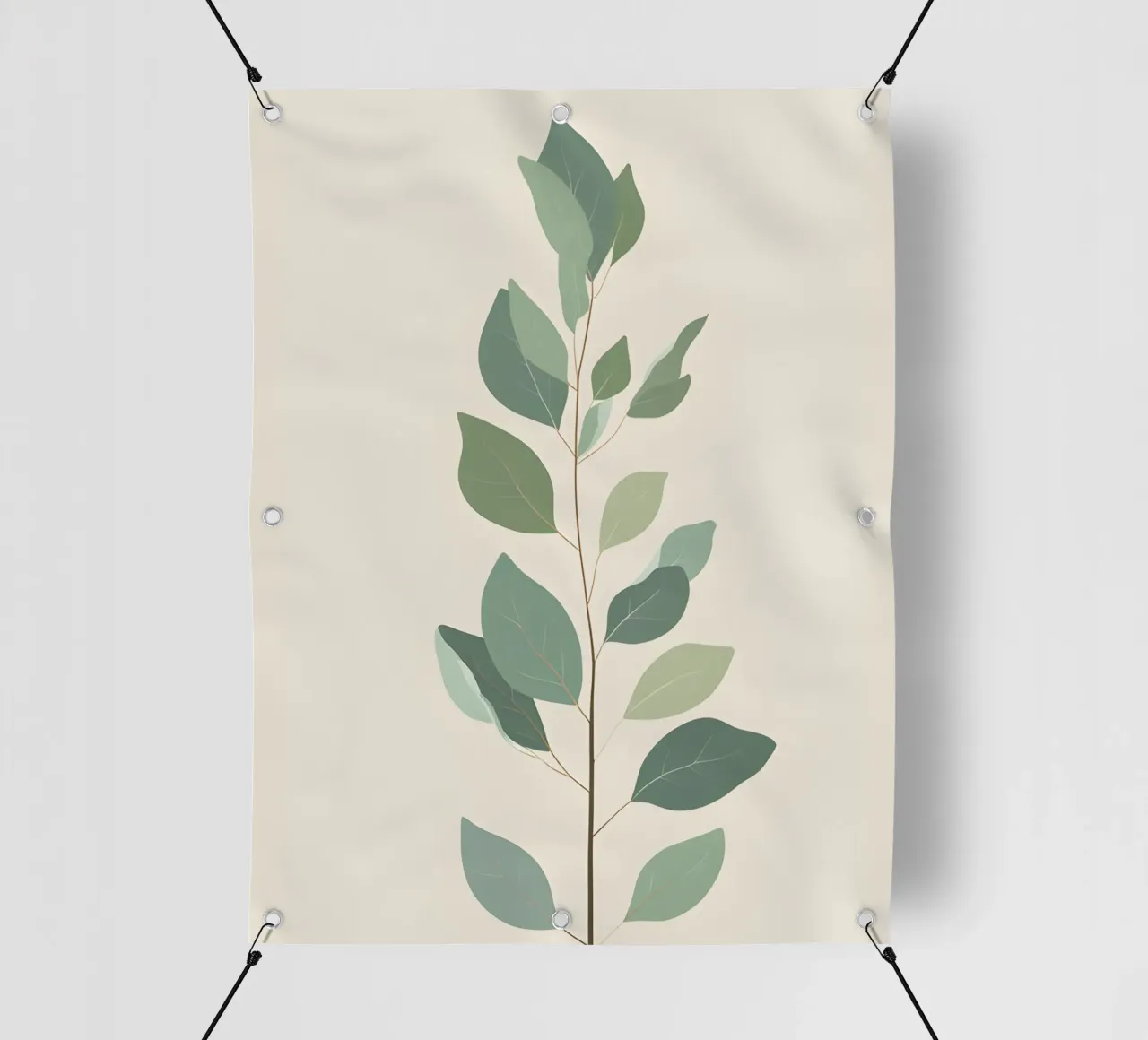 Eucalyptus Branch - Vertical telo in pvc da Botanical Gallery