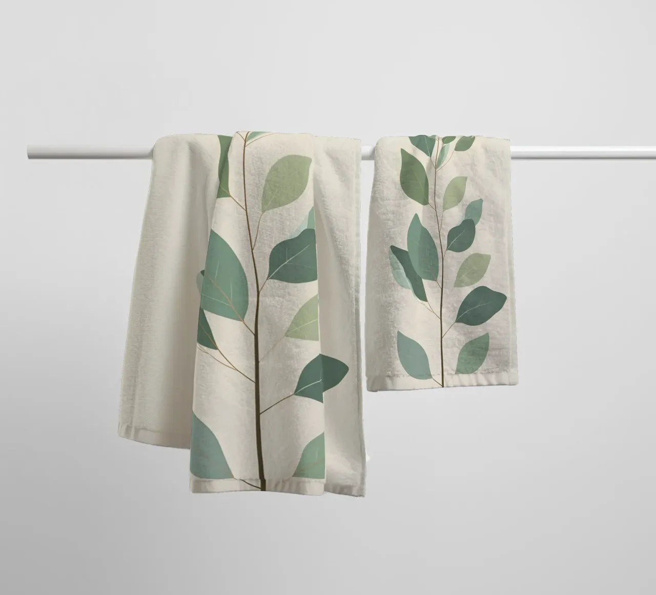 Eucalyptus Branch - Vertical asciugamano da bagno da Botanical Gallery
