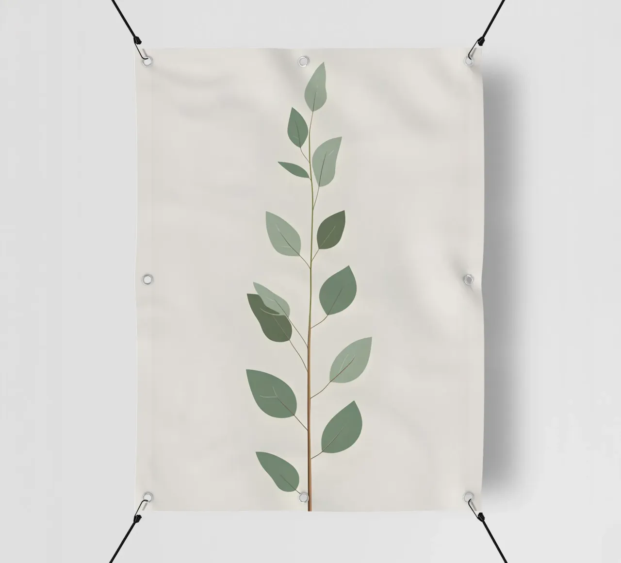 Eucalyptus Branch - Vertical telo in pvc da Botanical Gallery