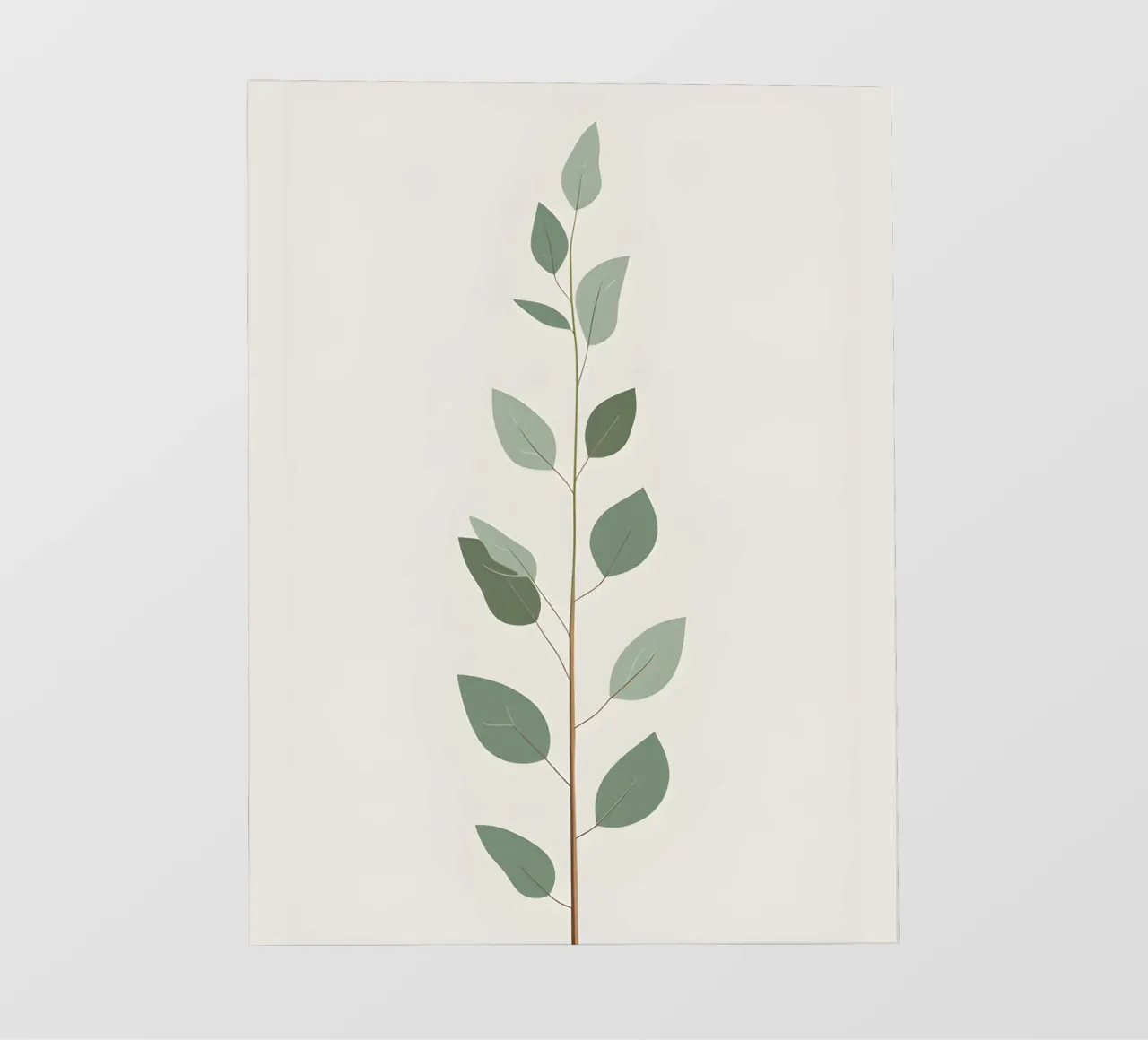 Eucalyptus Branch - Vertical telo in pvc da Botanical Gallery