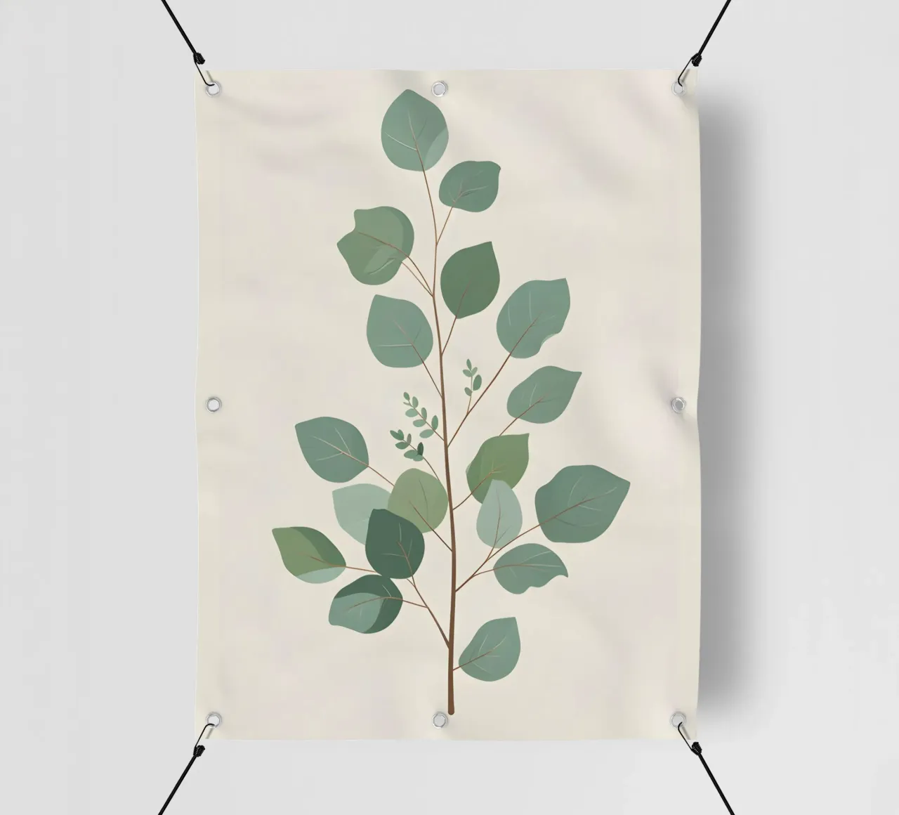 Eucalyptus Branch - Vertical telo in pvc da Botanical Gallery