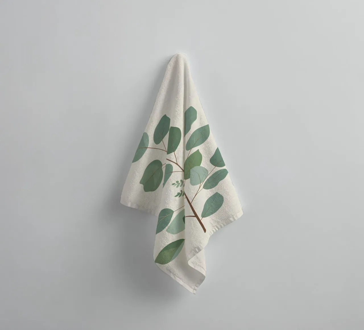Eucalyptus Branch - Vertical asciugamano da bagno da Botanical Gallery