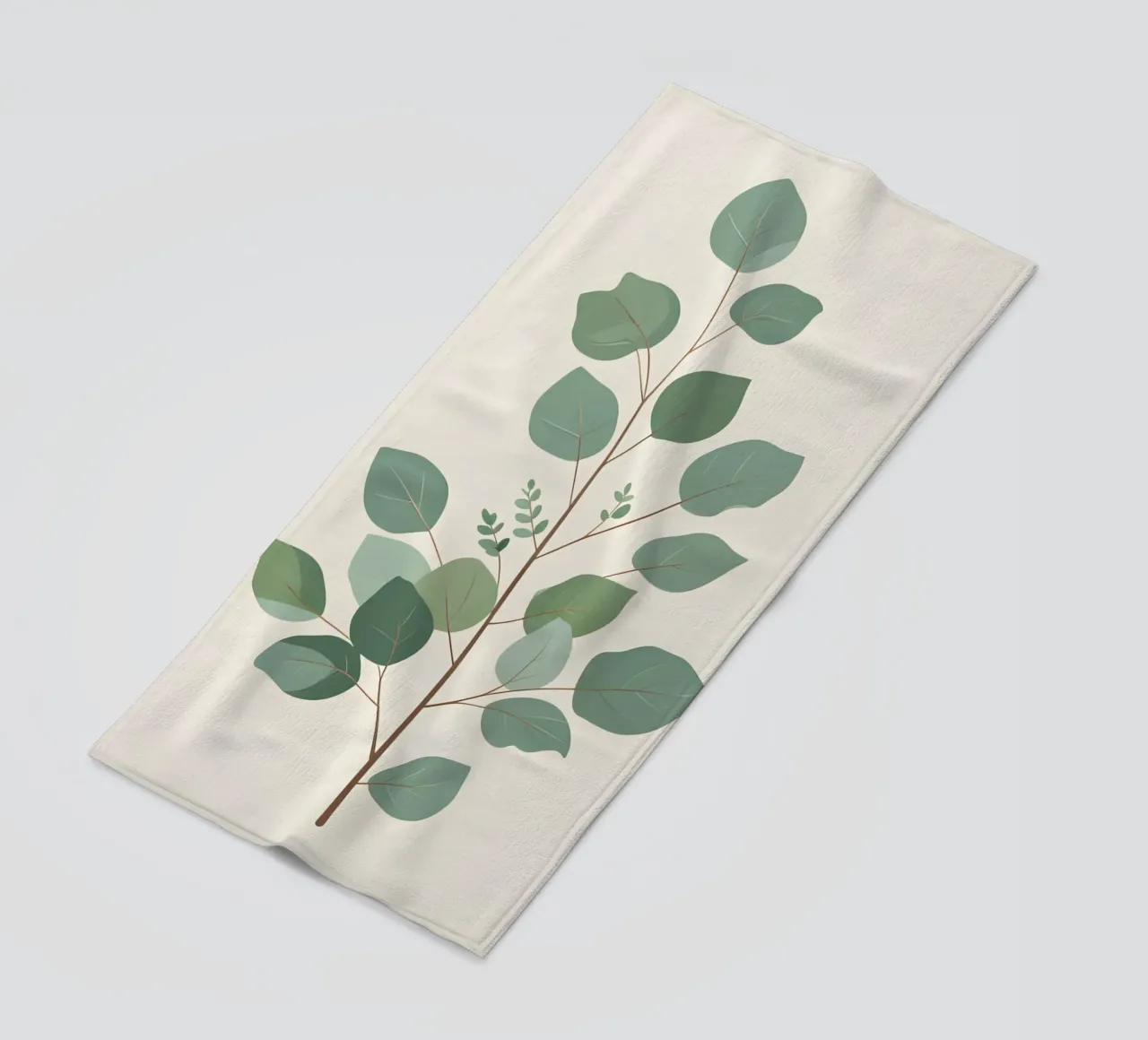 Eucalyptus Branch - Vertical telo mare da Botanical Gallery