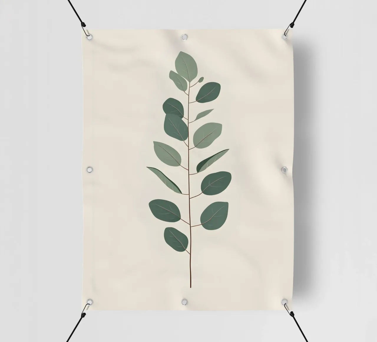 Eucalyptus Branch - Vertical telo in pvc da Botanical Gallery