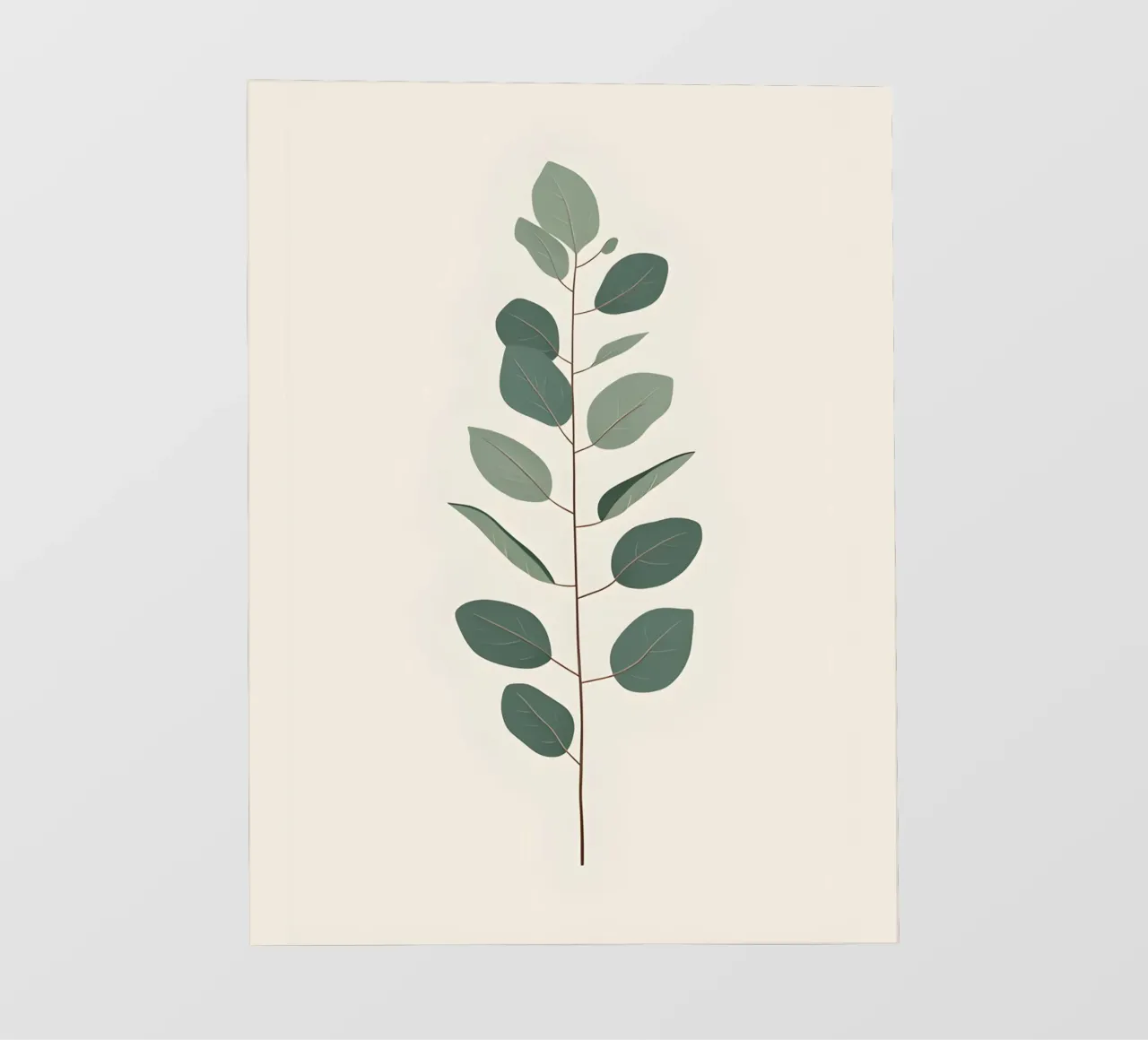 Eucalyptus Branch - Vertical telo in pvc da Botanical Gallery