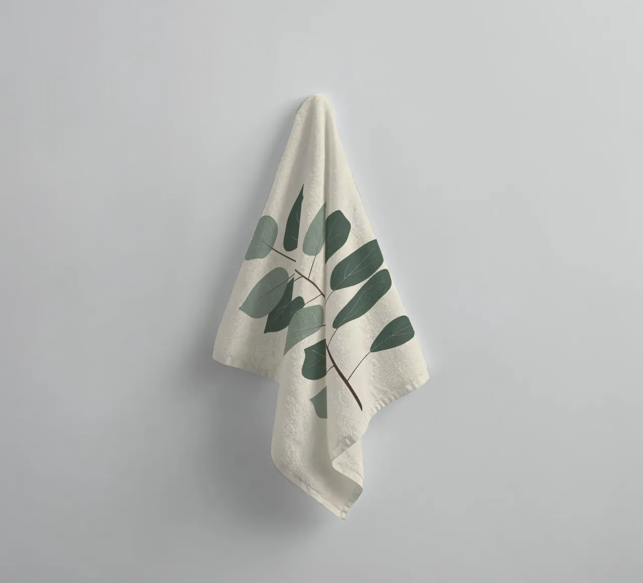 Eucalyptus Branch - Vertical asciugamano da bagno da Botanical Gallery