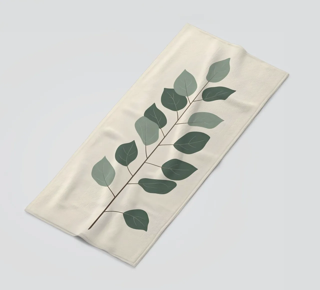 Eucalyptus Branch - Vertical telo mare da Botanical Gallery
