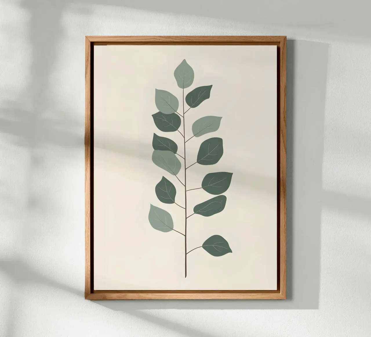 Eucalyptus Branch - Vertical alluminio dibond da Botanical Gallery