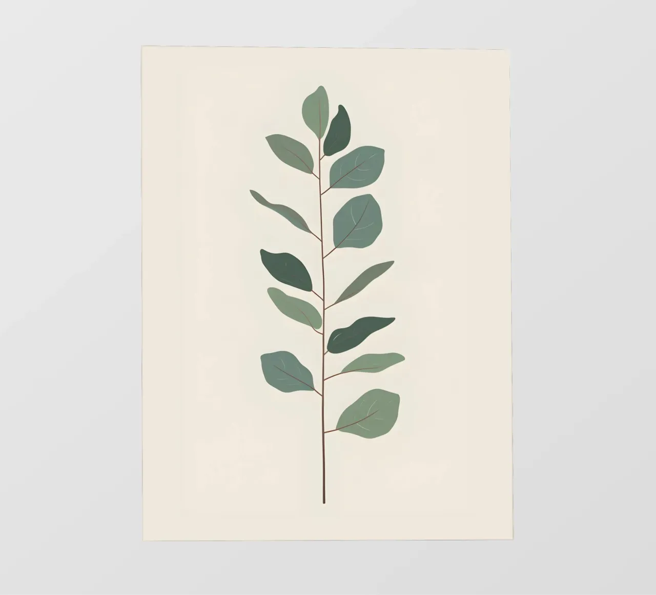 Eucalyptus Branch - Vertical telo in pvc da Botanical Gallery