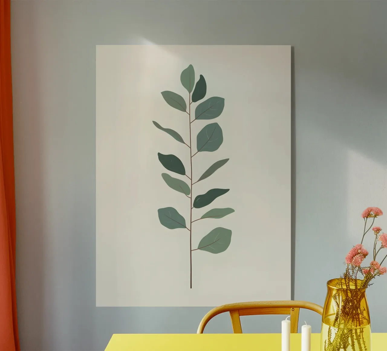 Eucalyptus Branch - Vertical plexiglass da Botanical Gallery