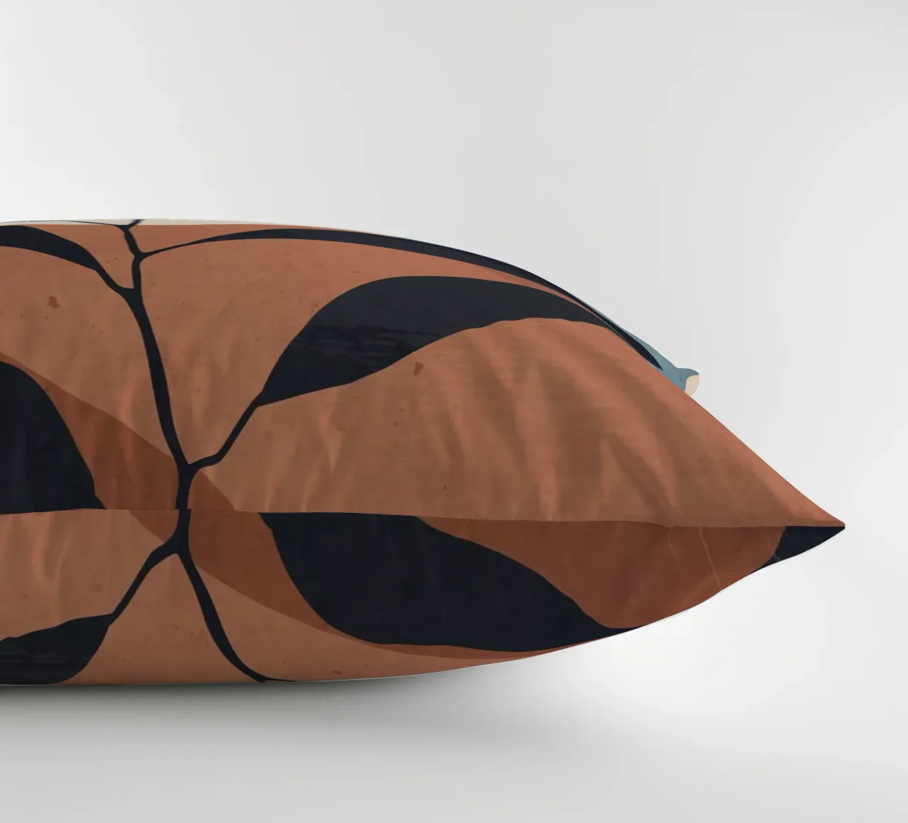 Abstract Art Tropical Leaf decorative cushion by ThingDesign