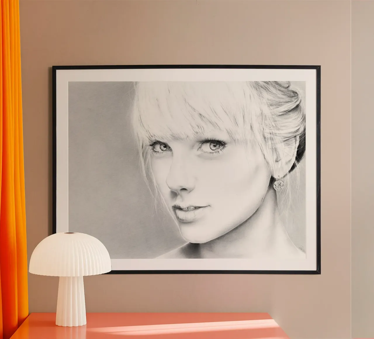 Taylor Swift lll poster con telaio in plastica da James