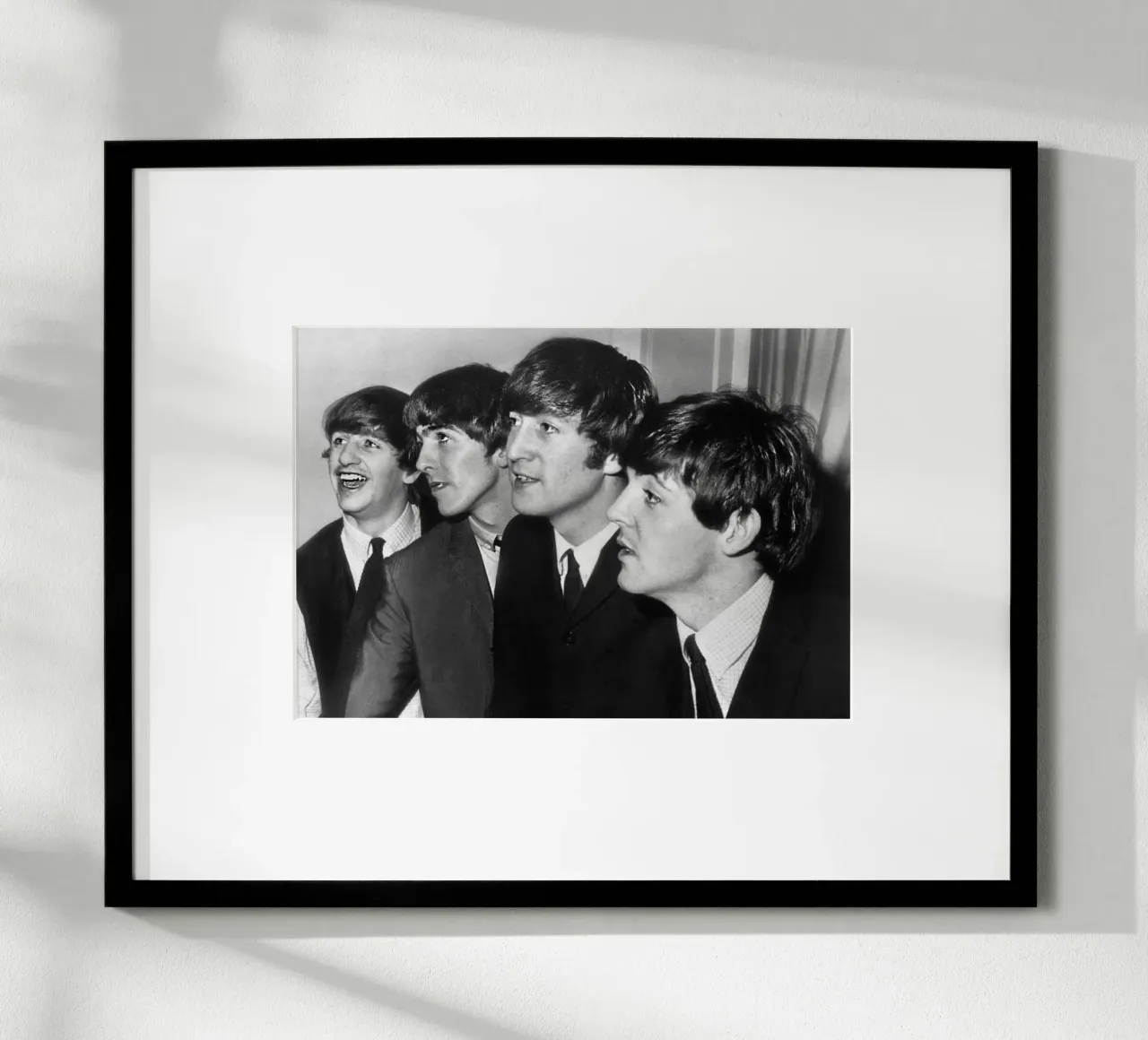 I Beatles poster con telaio in legno da James