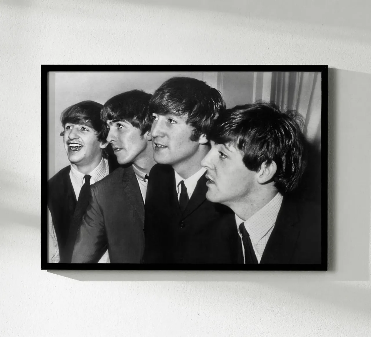 I Beatles poster con telaio in legno da James