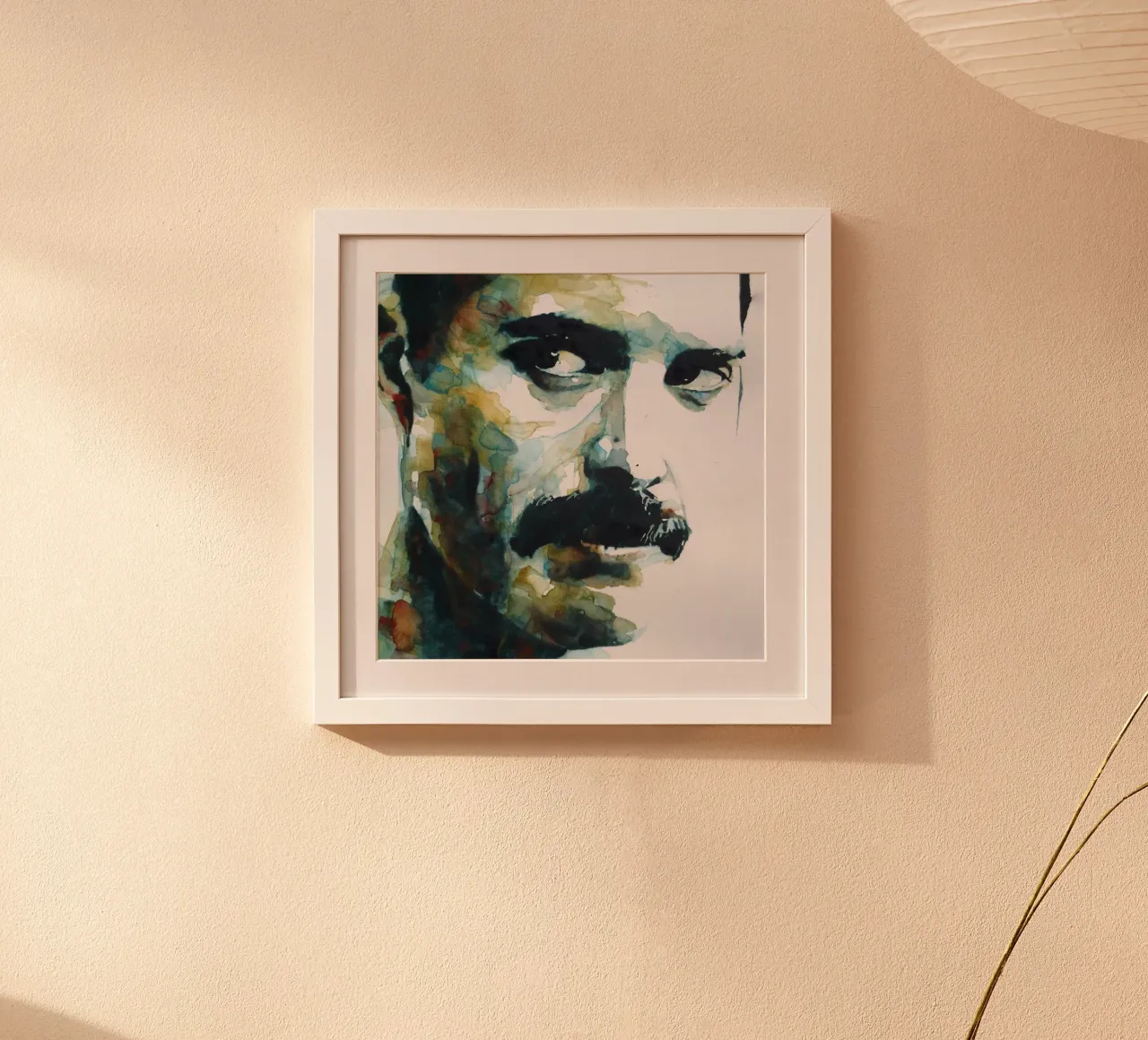 Freddie Mercury lll poster con telaio in legno da James
