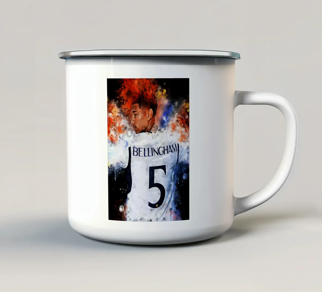 Jude Bellingham tazza in smalto da MasterInkArt