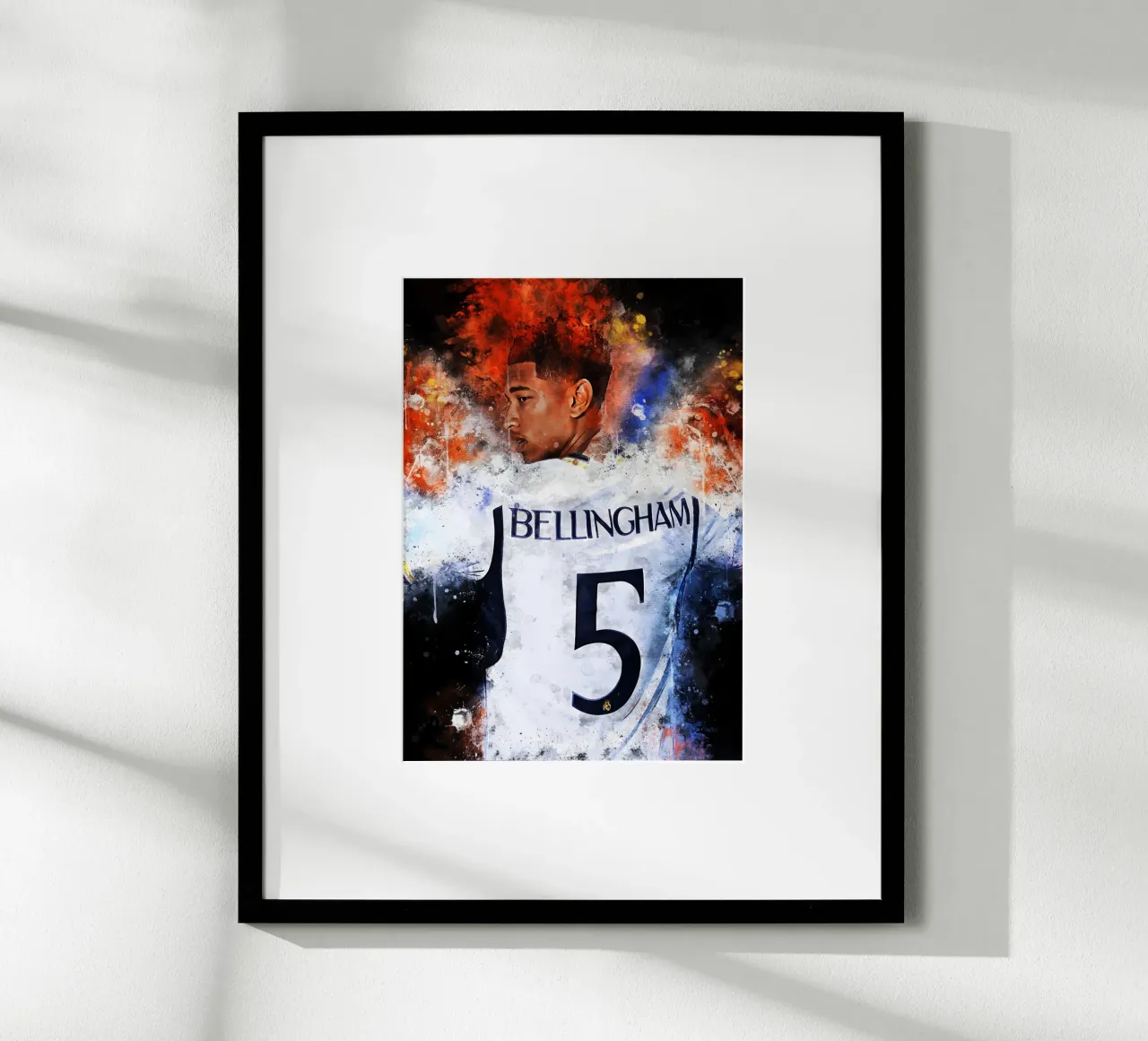 Jude Bellingham poster con telaio in legno da MasterInkArt