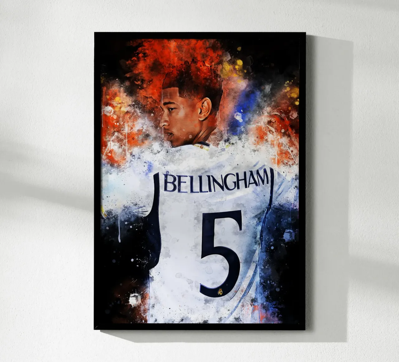 Jude Bellingham poster con telaio in legno da MasterInkArt