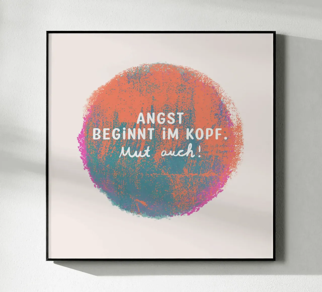 Anche il coraggio! plexiglass da Julia Reyelt