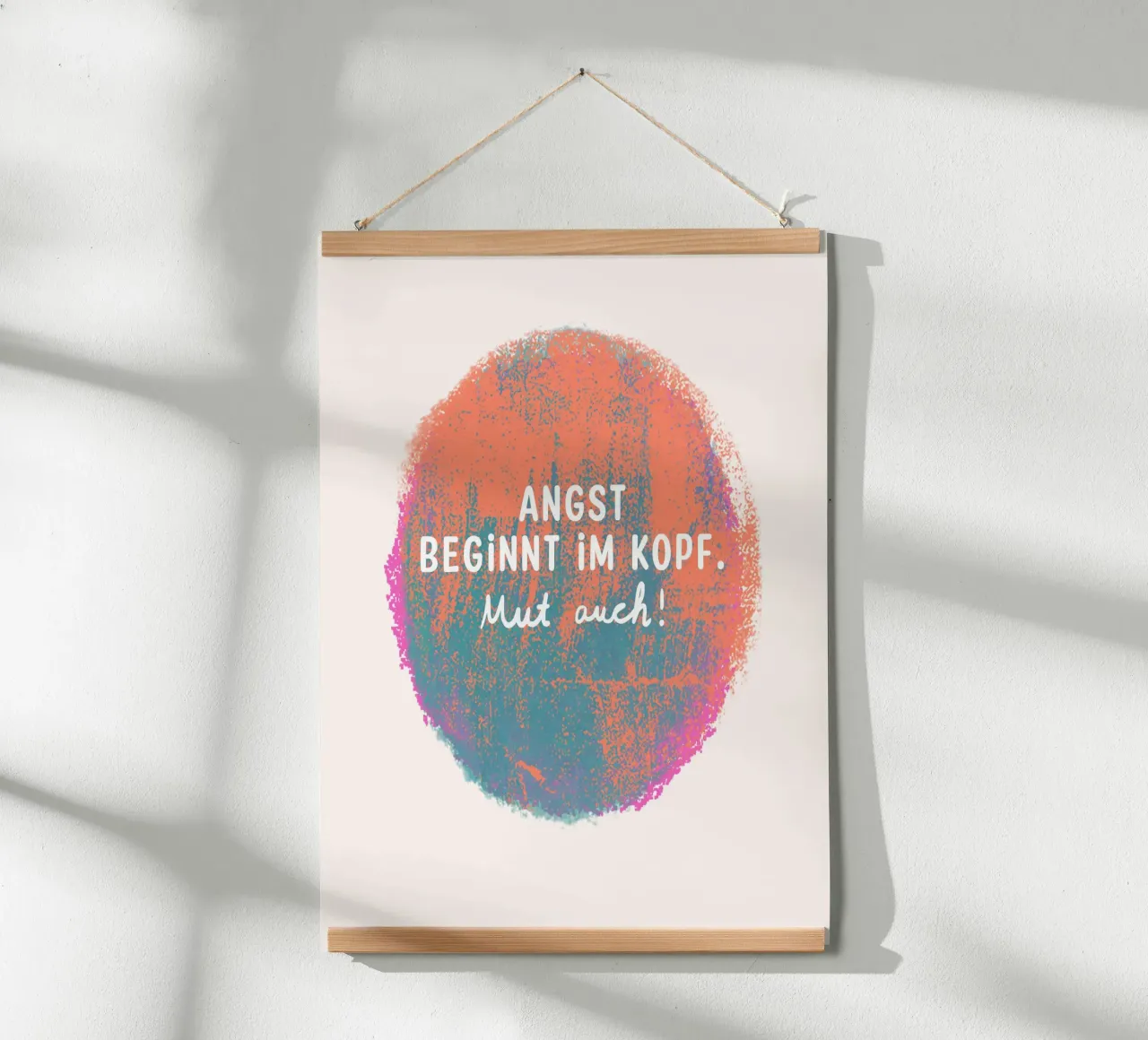 Moed ook! poster van Julia Reyelt