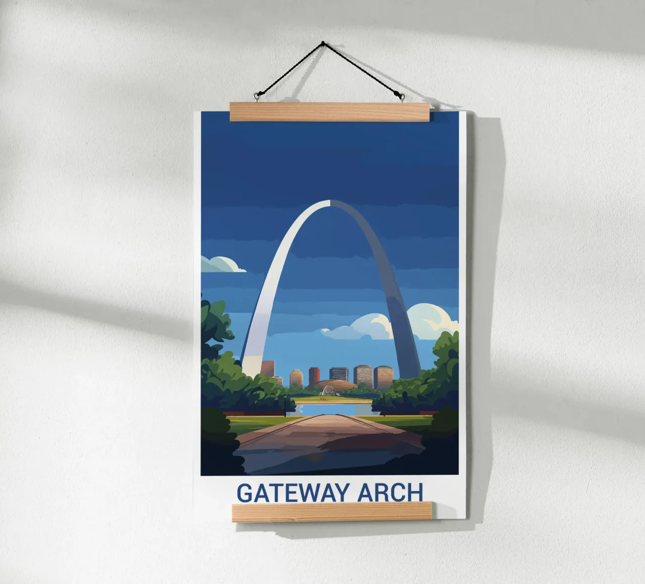 Parque Nacional Gateway Arch, Misuri, EE.UU. poster de Wanderlust Vibes
