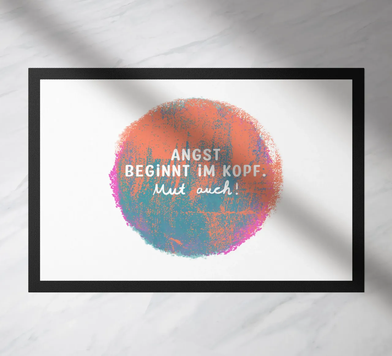 Moed ook! 2 deurmat van Julia Reyelt